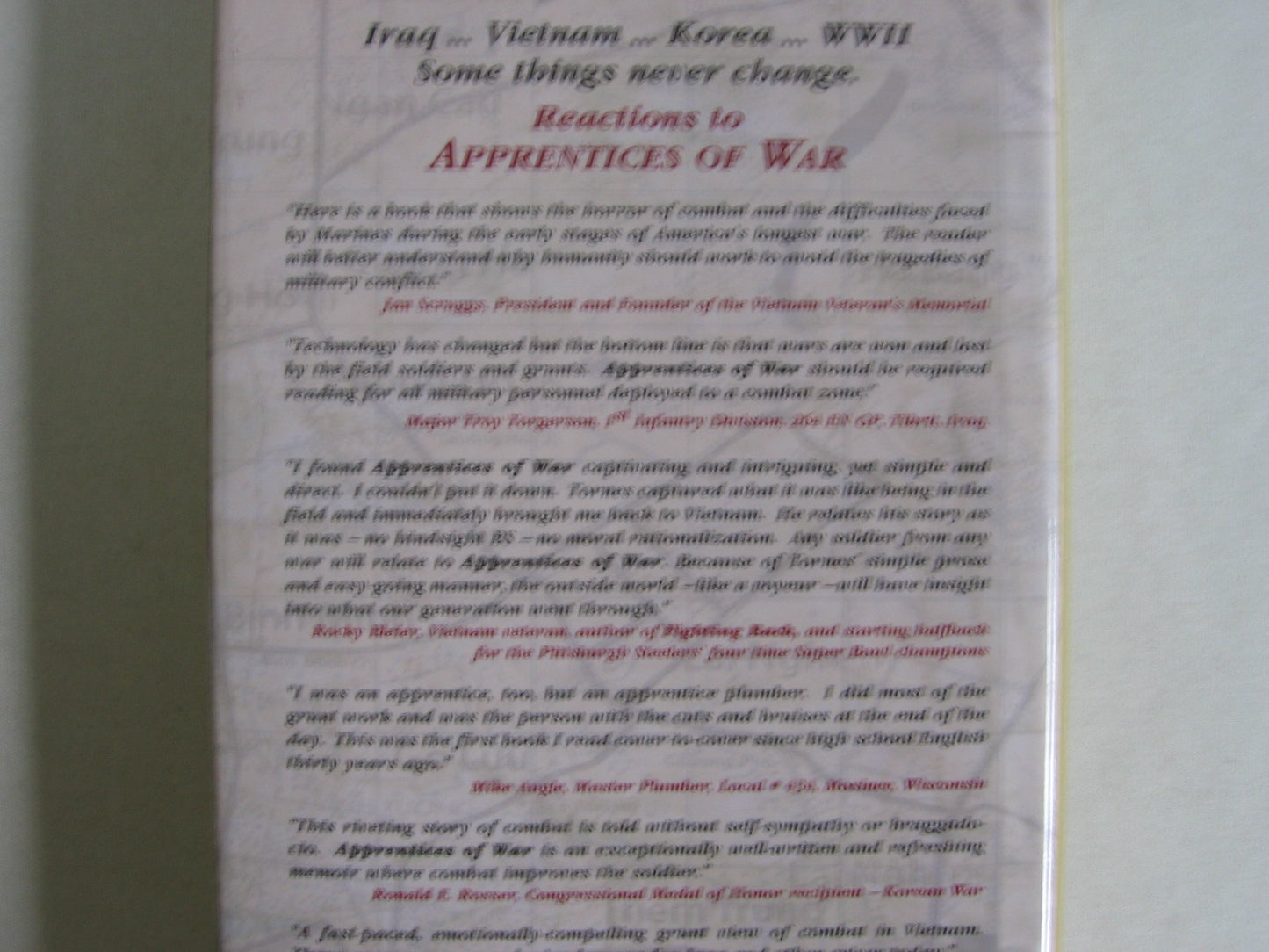 Apprentices of War: Memoir of a Marine Grunt