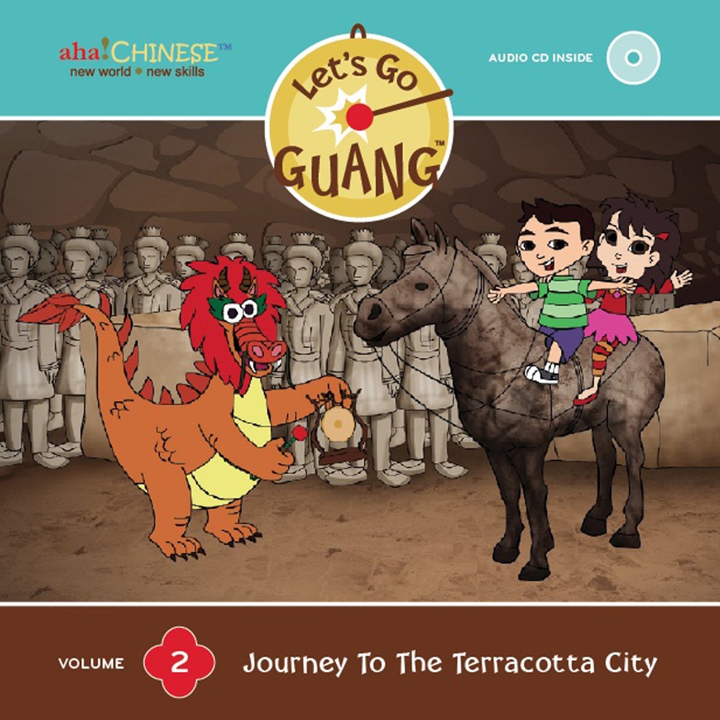 Let's Go Guang! Chinese for Children: Journey to the Terracotta City, Vol. 2 (Hardback with audio CD) (Let's Go Guang!, Volume 2) (English and Chinese Edition) - 6046