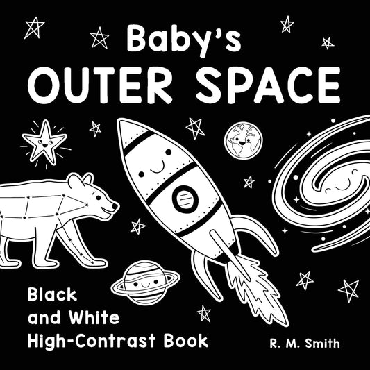 Baby's Outer Space: Black and White High-Contrast Book (Baby's High-Contrast Books) - 5673