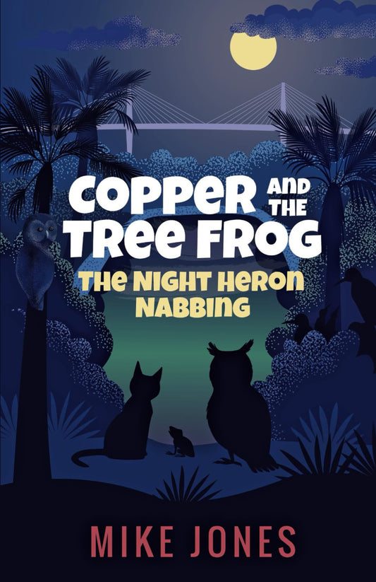 Copper and the Tree Frog: The Night Heron Nabbing - 3495