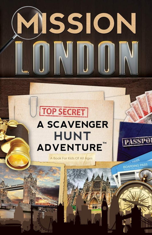 Mission London: A Scavenger Hunt Adventure (Travel Guide For Kids) - 7490