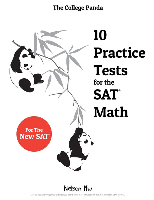 The College Panda's 10 Practice Tests for the SAT Math - 4061
