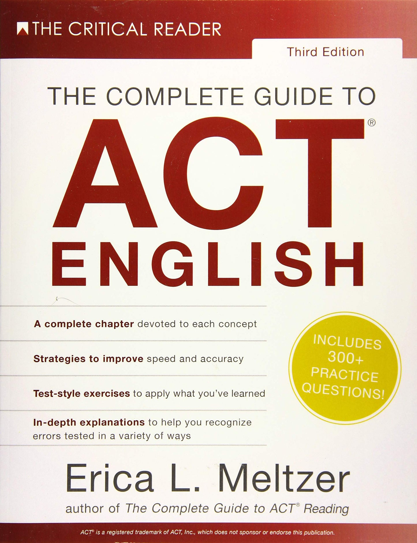 The Complete Guide to ACT English, 3rd Edition - 8067