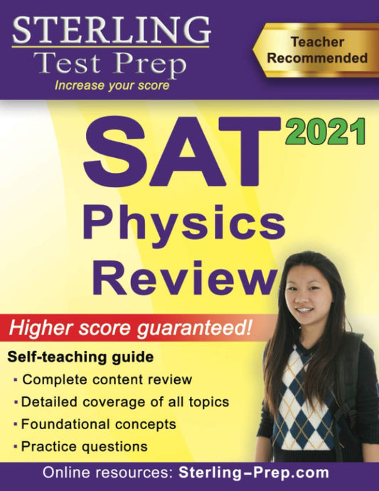 Sterling Test Prep SAT Physics Review: Complete Content Review - 5992