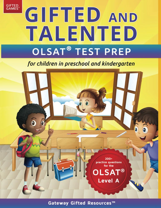 Gifted and Talented OLSAT Test Prep: Gifted test prep book for the OLSAT; Workbook for children in preschool and kindergarten - 2183