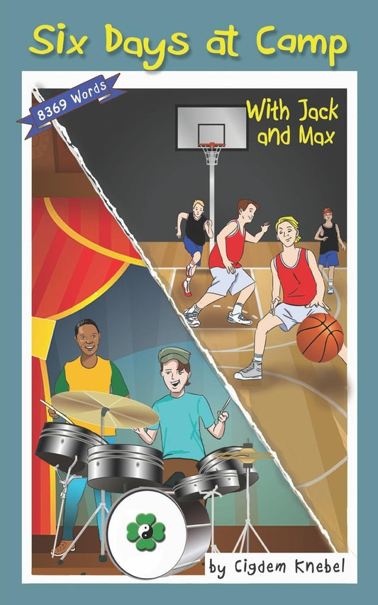 Six Days at Camp with Jack and Max: Decodable Chapter Book - 1814