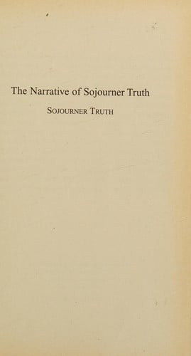 The Narrative of Sojourner Truth
