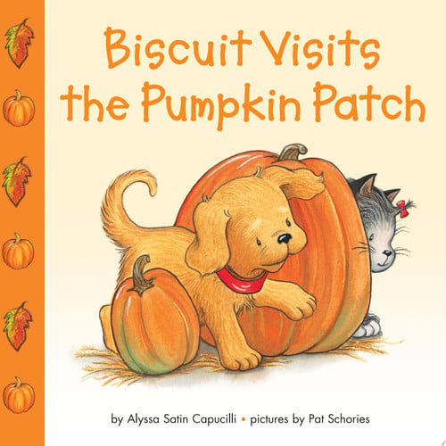 Biscuit visits the pumpkin patch