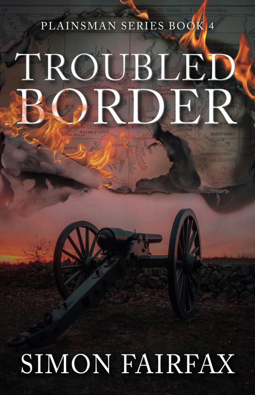 Troubled Border: A Classsic Western adventure (Plainsman series book 4) - 4996
