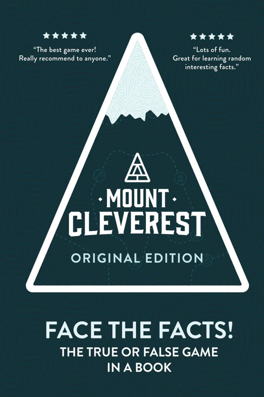 MOUNT CLEVEREST Original Edition: The Official True or False Trivia Game Book - 7081