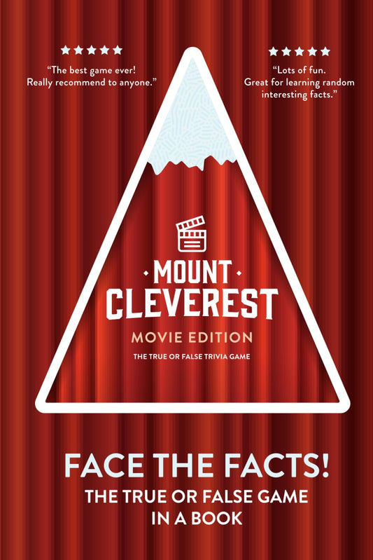 MOUNT CLEVEREST Movie Edition: The Official True or False Trivia Game Book - 3793