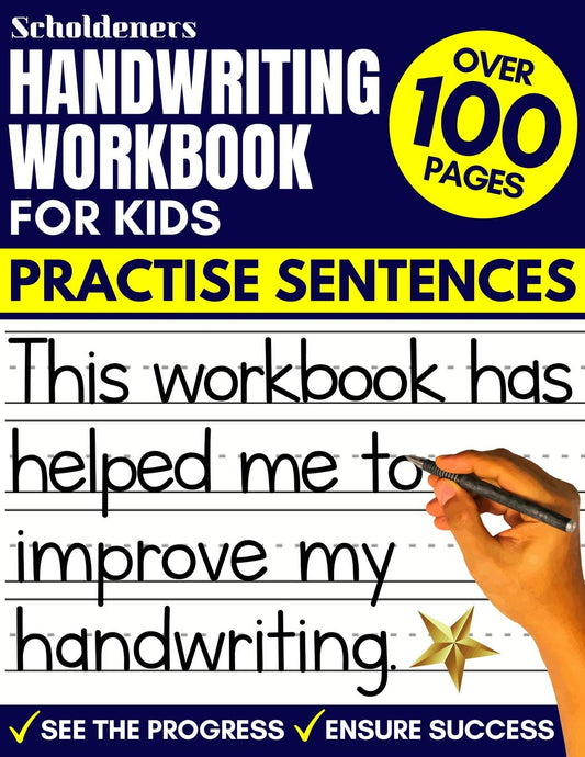 Handwriting Workbook for Kids: Practise Sentences - 9561