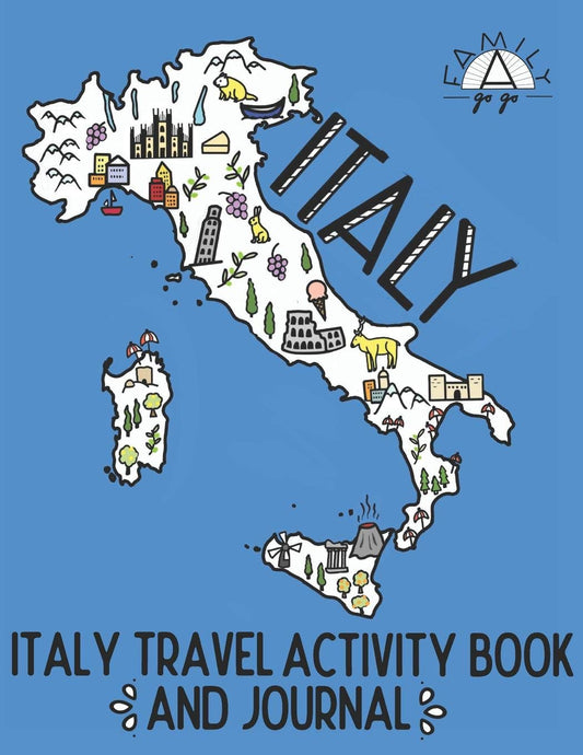 Italy Travel Activity Book and Journal: For Kids! - 9254