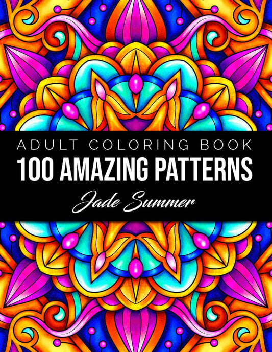 100 Amazing Patterns: An Adult Coloring Book with Fun, Easy, and Relaxing Coloring Pages - 1057
