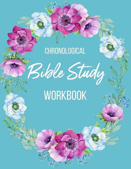Chronological Bible Study Workbook: Weekly Planner with Guided Prompts, Scripture Journal
