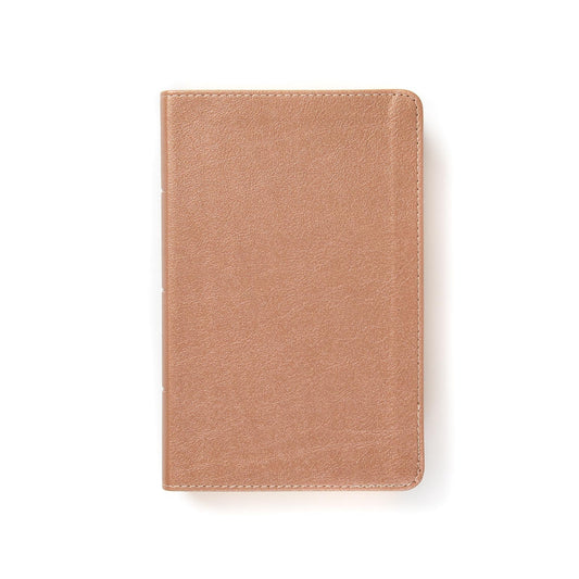 CSB On-The-Go Bible, Personal Size, Rose Gold LeatherTouch - 2796