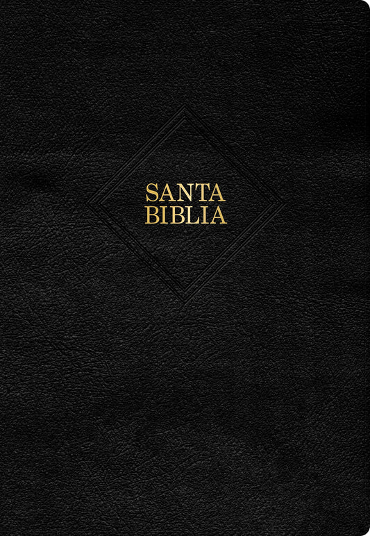 RVR 1960 Biblia letra supergigante edición 2023, negro piel fabricada con índice / RVR 1960 Super Giant Print 2023 edition Bible Black Bonded Leather Indexed (Spanish Edition) - 5311