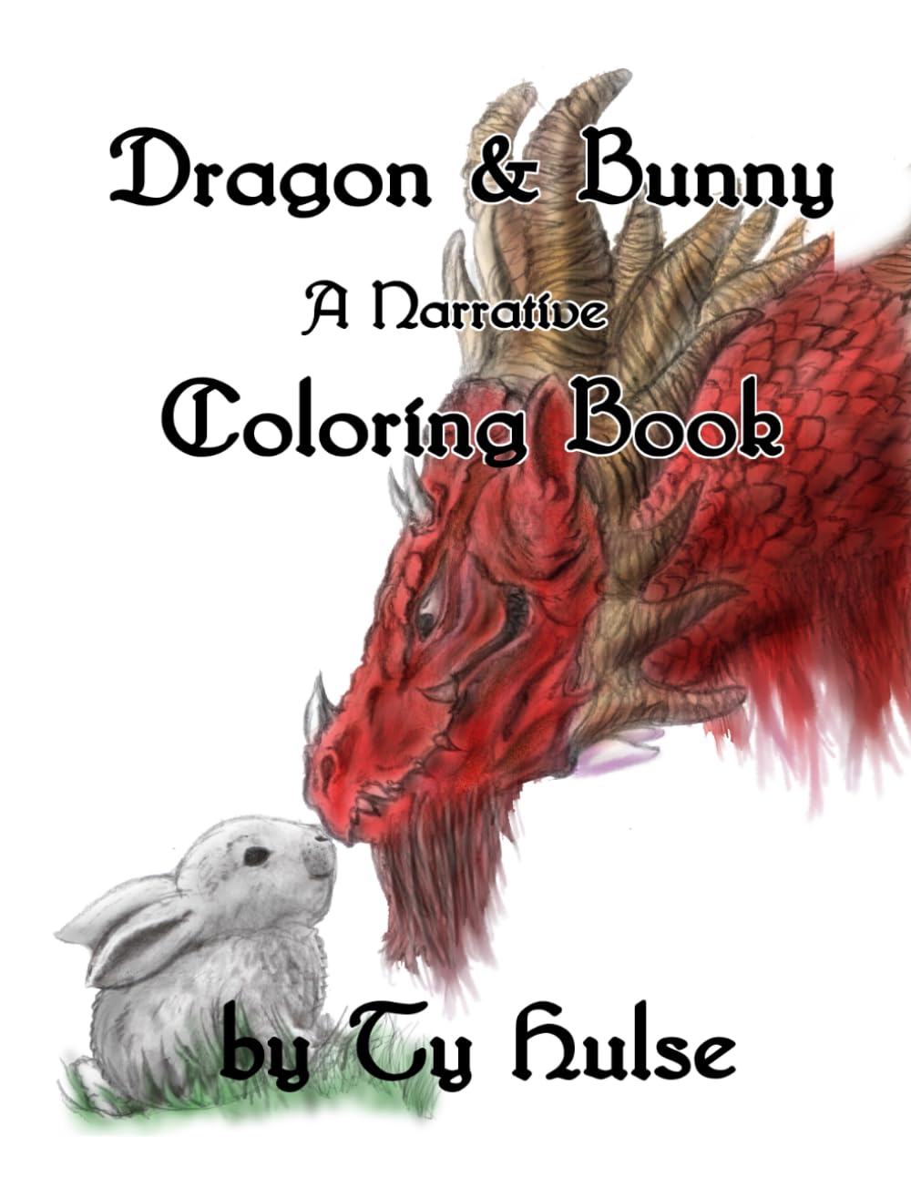 Dragon and Bunny: A Narrative Coloring Book