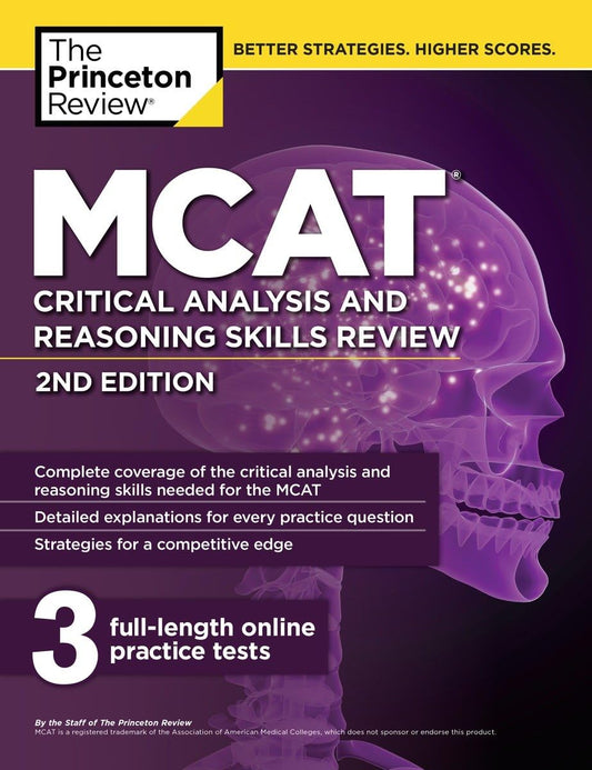 MCAT Critical Analysis and Reasoning Skills Review, 2nd Edition (Graduate School Test Preparation)