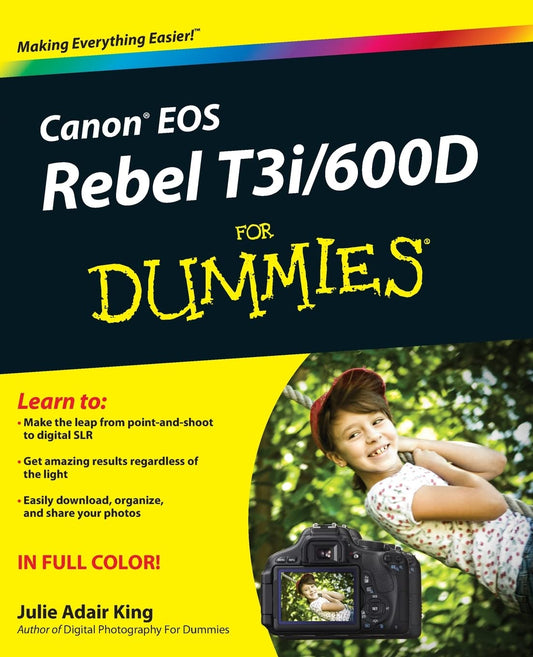 Canon EOS Rebel T3i / 600D For Dummies - 3886