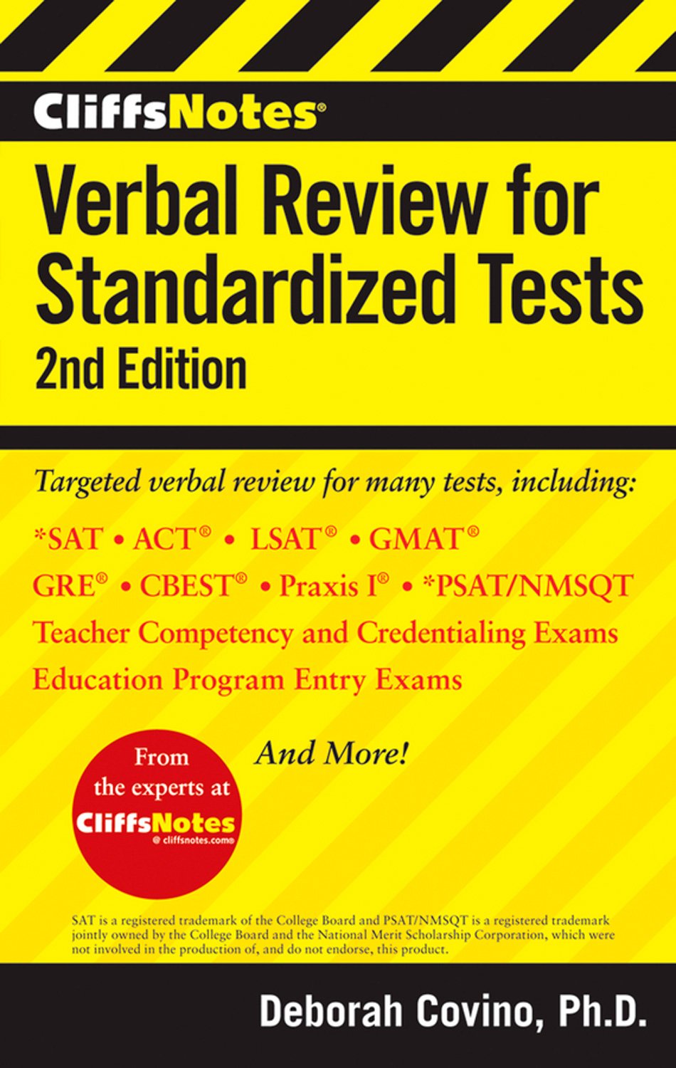 CliffsNotes Verbal Review for Standardized Tests, 2nd Edition (Cliffsnotes Testprep) - 3688