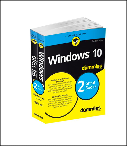 Windows 10 & Office 365 For Dummies, Book + Video Bundle (For Dummies (Computer/tech)) - 9911