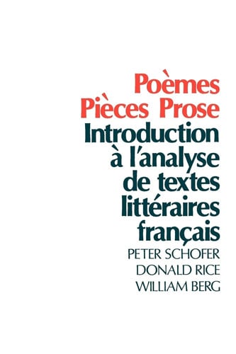 Poemes, pieces, prose