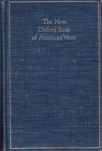 The new Oxford book of American verse
