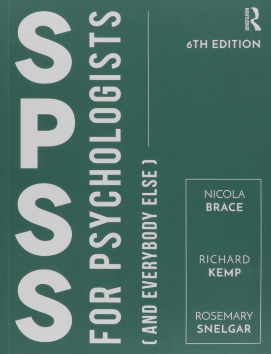 IBM SPSS for Psychologists: Fifth Edition
