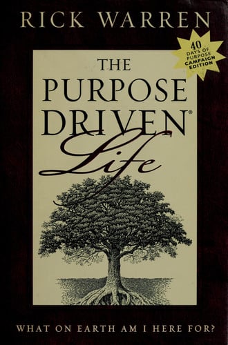 The purpose-driven life: what on earth am I here for?