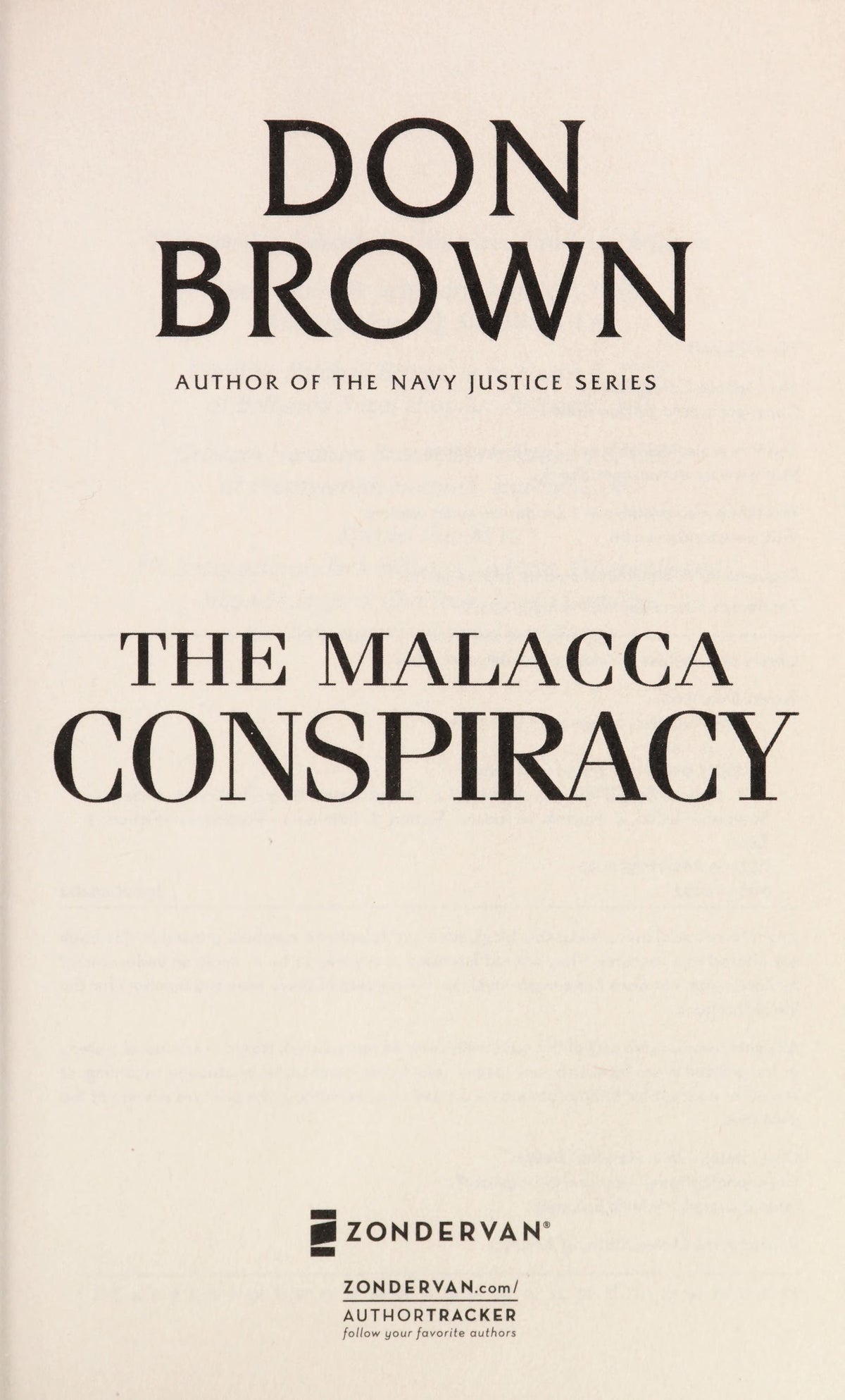 The Malacca Conspiracy