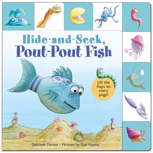 Lift-the-Flap Tab: Hide-and-Seek, Pout-Pout Fish (A Pout-Pout Fish Novelty) - 7821