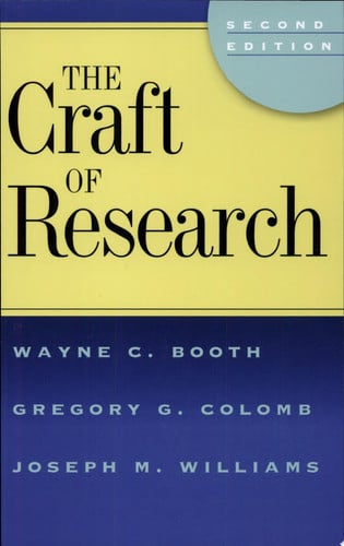 The craft of research