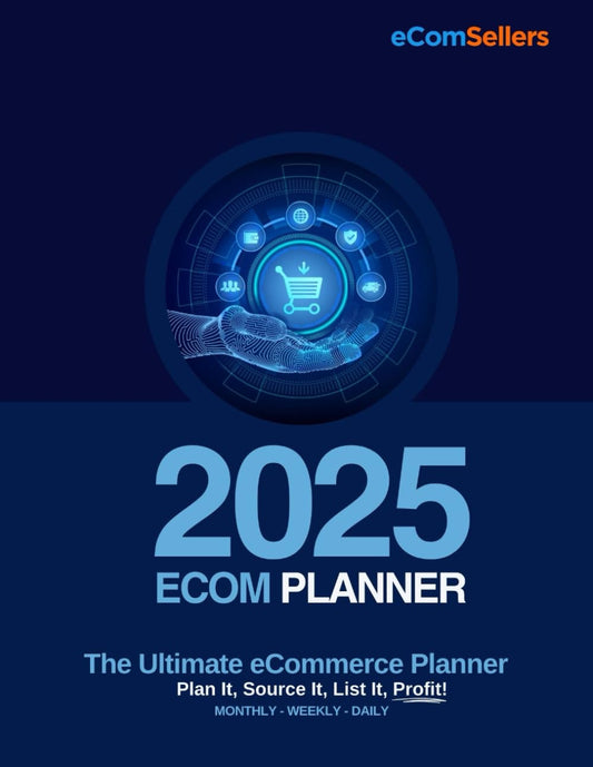 2025 eCommerce Business Planner - Calendar Monthly Weekly Daily Planning: eCom Sellers - 6222