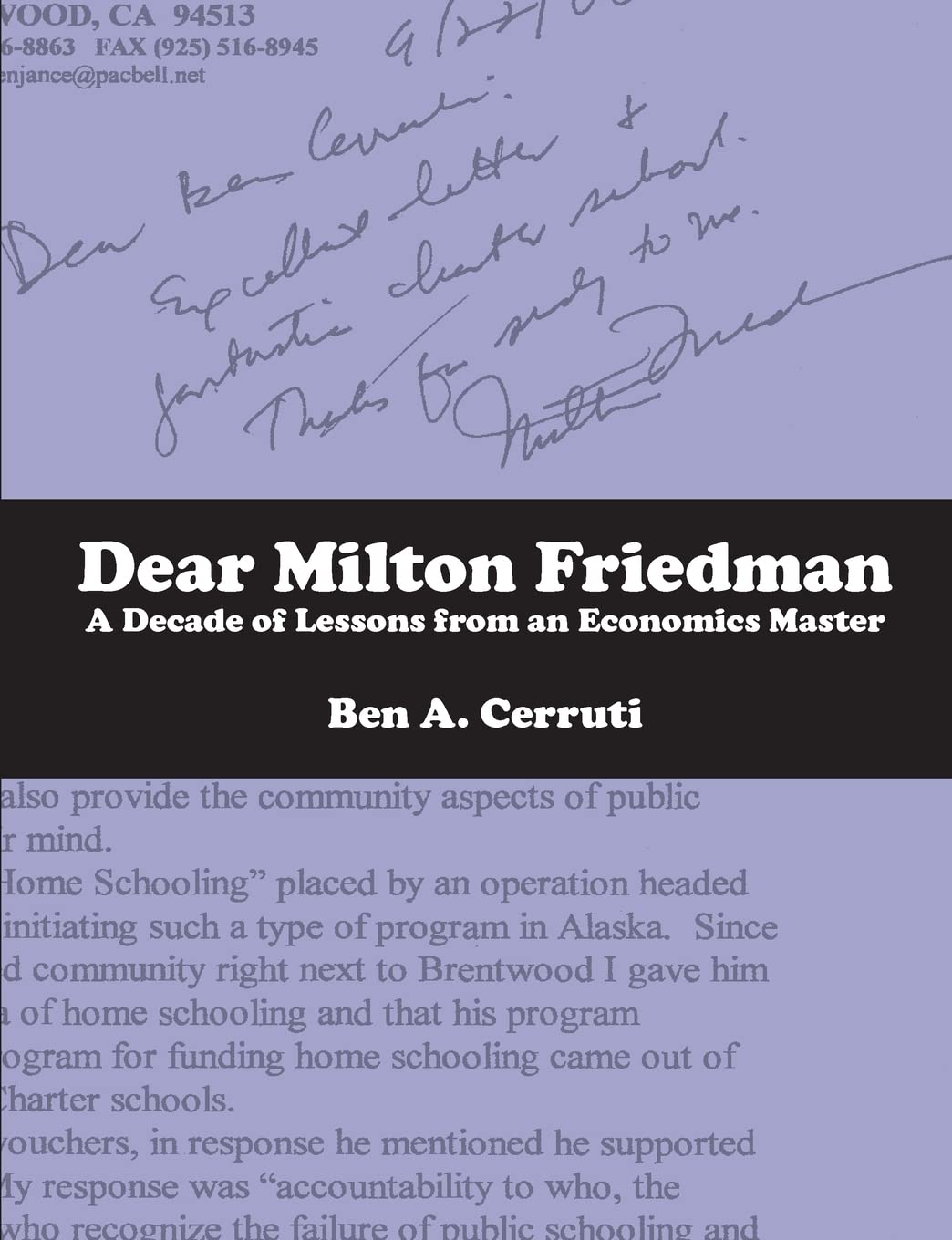 Dear Milton Friedman - 8912