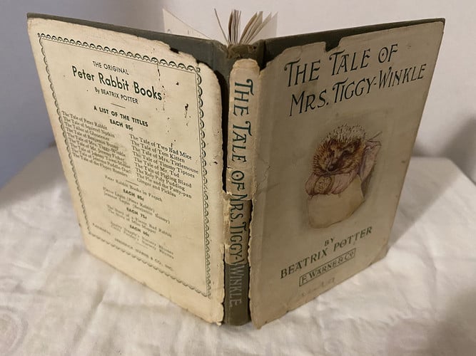 The tale of Mrs Tiggy-Winkle