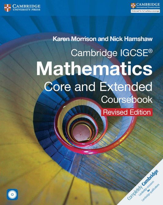Cambridge IGCSE Mathematics Core and Extended Coursebook with CD-ROM (Cambridge International IGCSE) - 7386