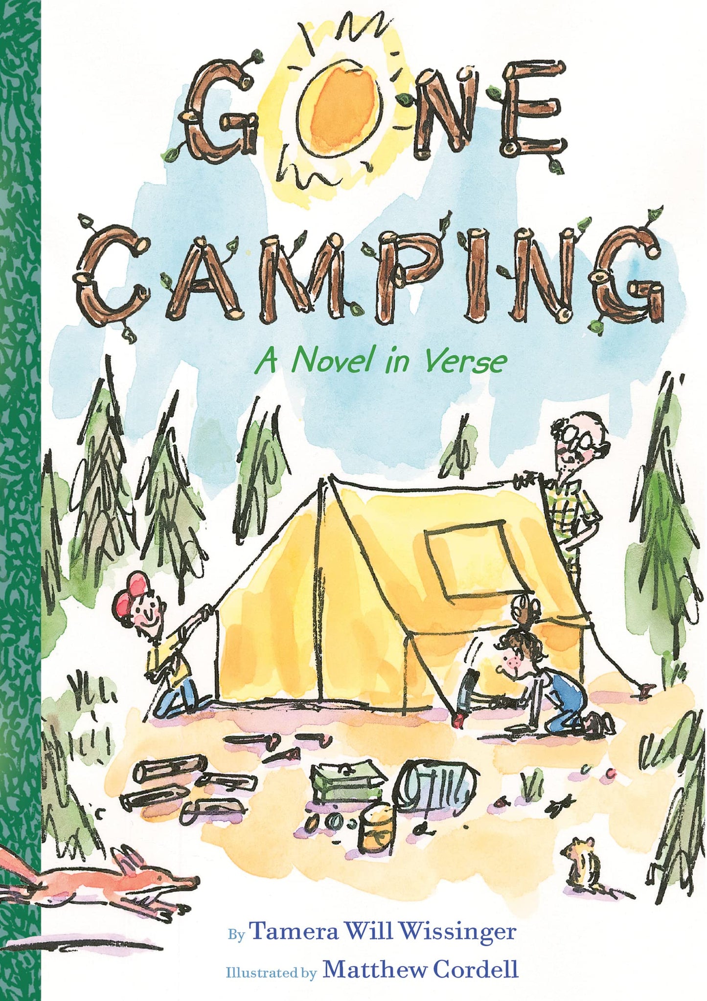 Gone Camping: A Novel in Verse – A Playful Illustrated Adventure About Siblings and Grandfather for Children (Ages 6-9)