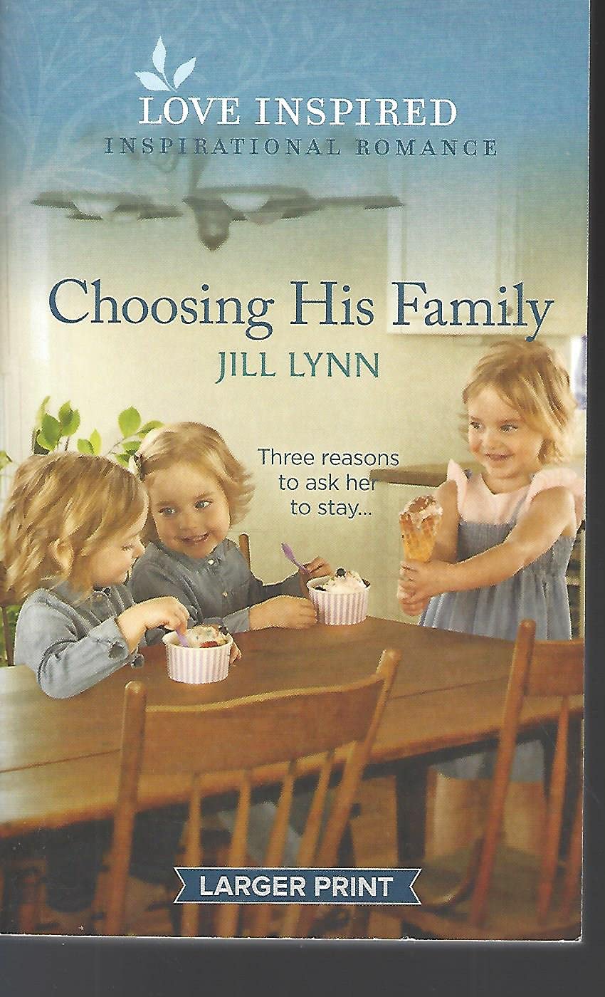 Choosing His Family (Love Inspired Large Print)