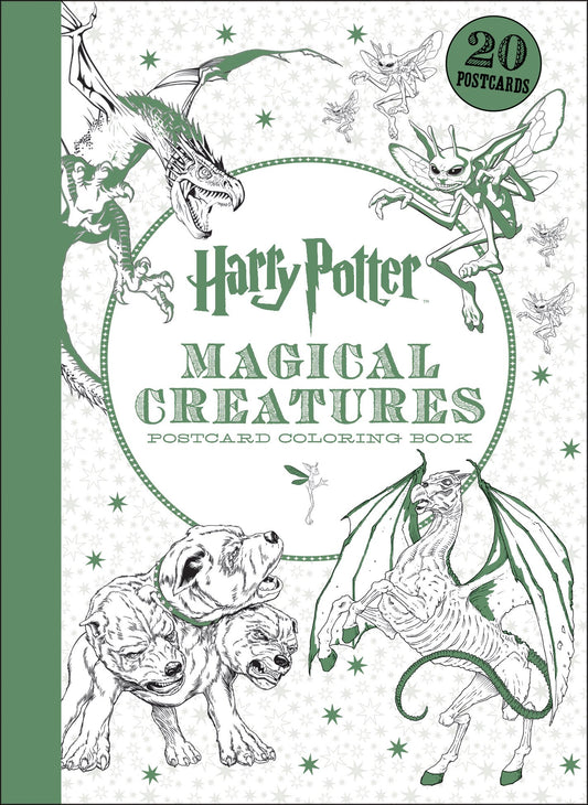 Harry Potter Magical Creatures Postcard Coloring Book - 7679