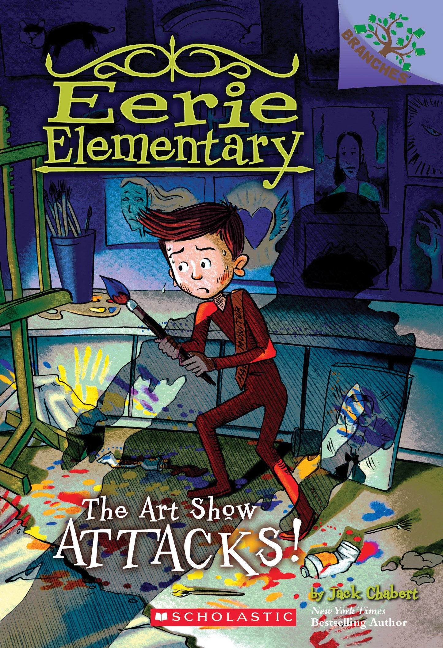 The Art Show Attacks!: A Branches Book (Eerie Elementary #9) (9) - 4123