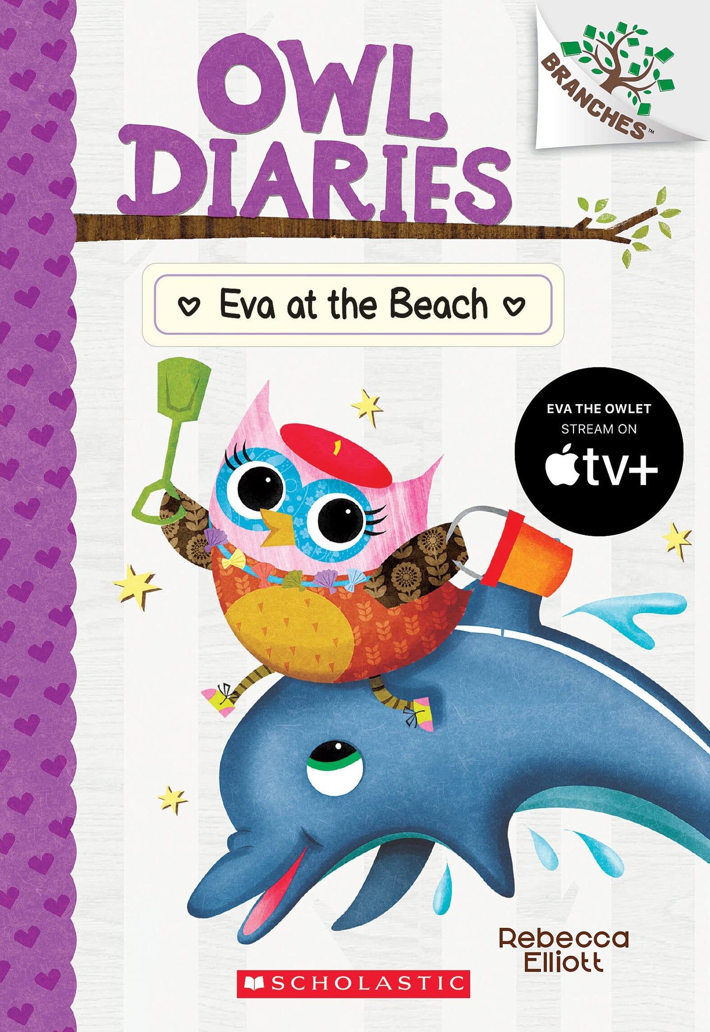 Eva at the Beach: A Branches Book (Owl Diaries #14) (14) - 3462