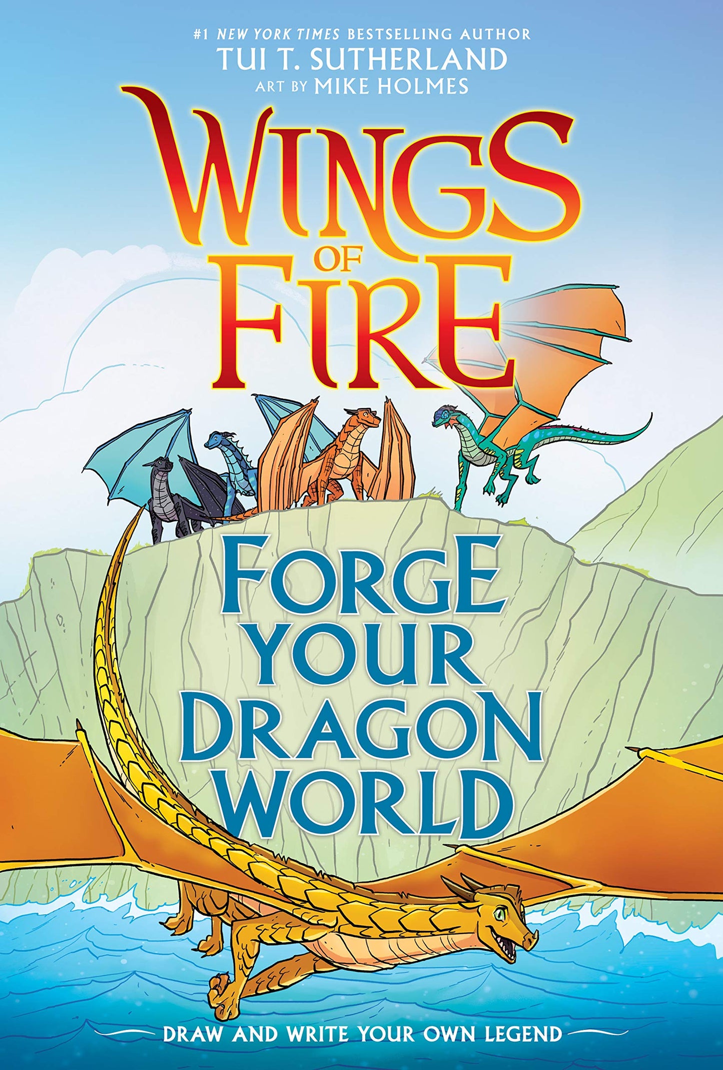 Forge Your Dragon World: A Wings of Fire Creative Guide (Wings of Fire Graphix) - 3355