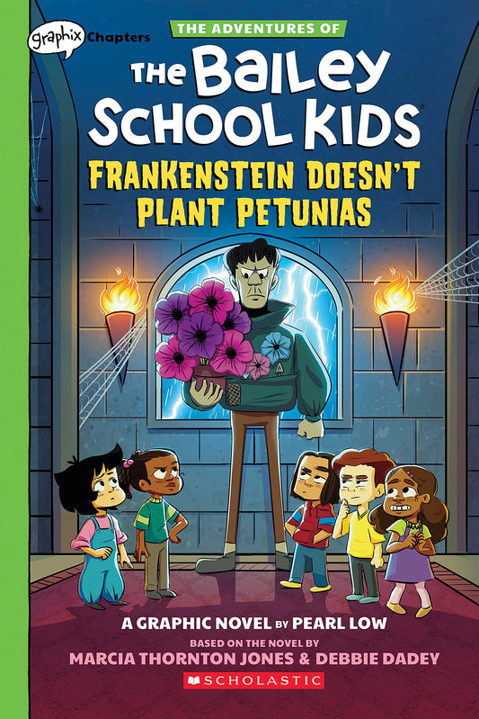 Frankenstein Doesn't Plant Petunias: A Graphix Chapters Book (The Adventures of the Bailey School Kids #2) (The Adventures of the Bailey School Kids Graphix) - 2966