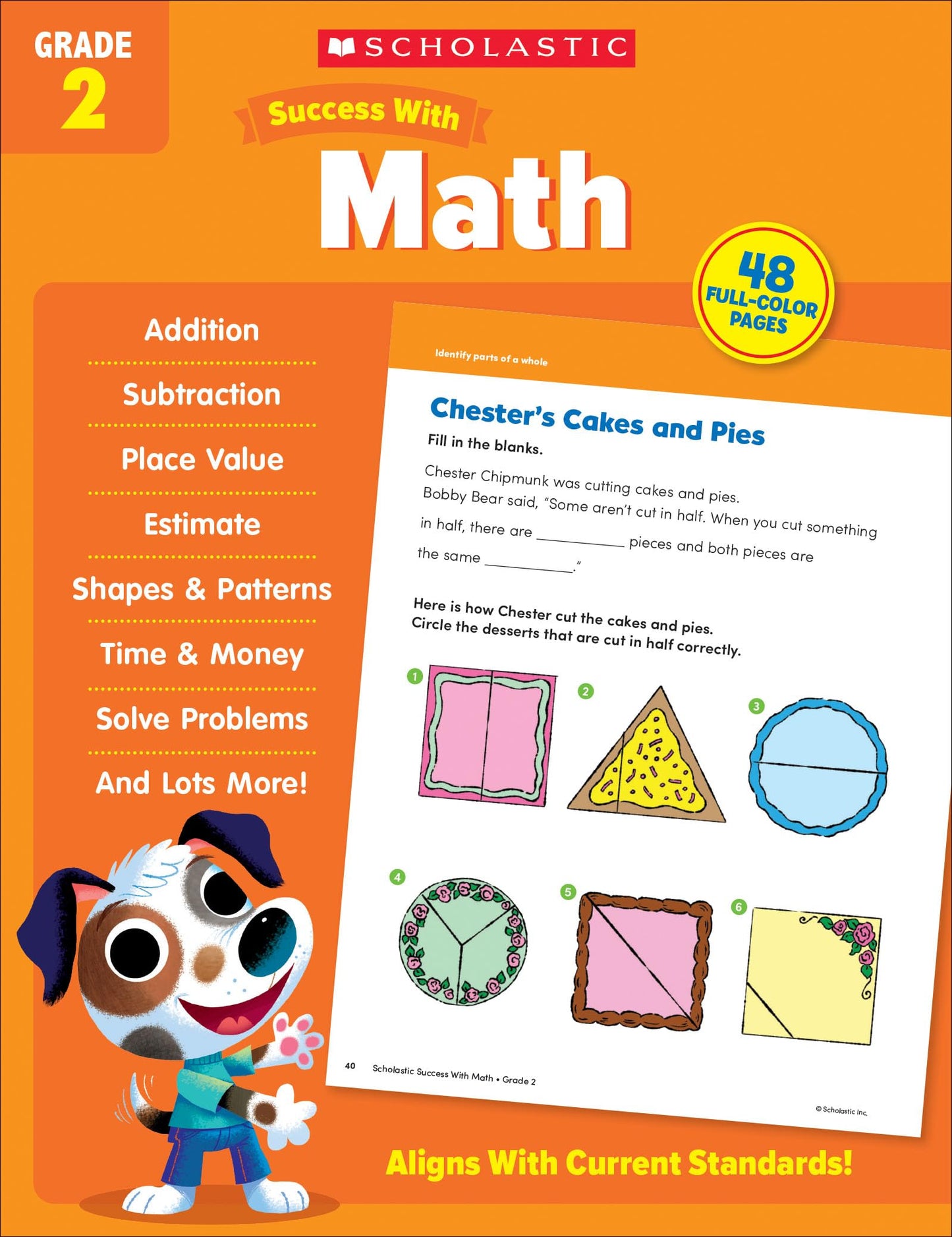 Scholastic Success with Math Grade 2 Workbook - 8091