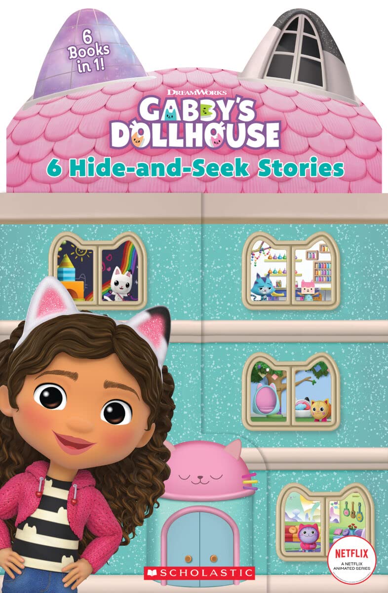 6 Hide-and-Seek Stories (Gabby's Dollhouse Novelty Book) - 7307