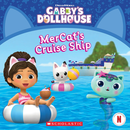 MerCat's Cruise Ship (Gabby's Dollhouse Storybook) - 8054