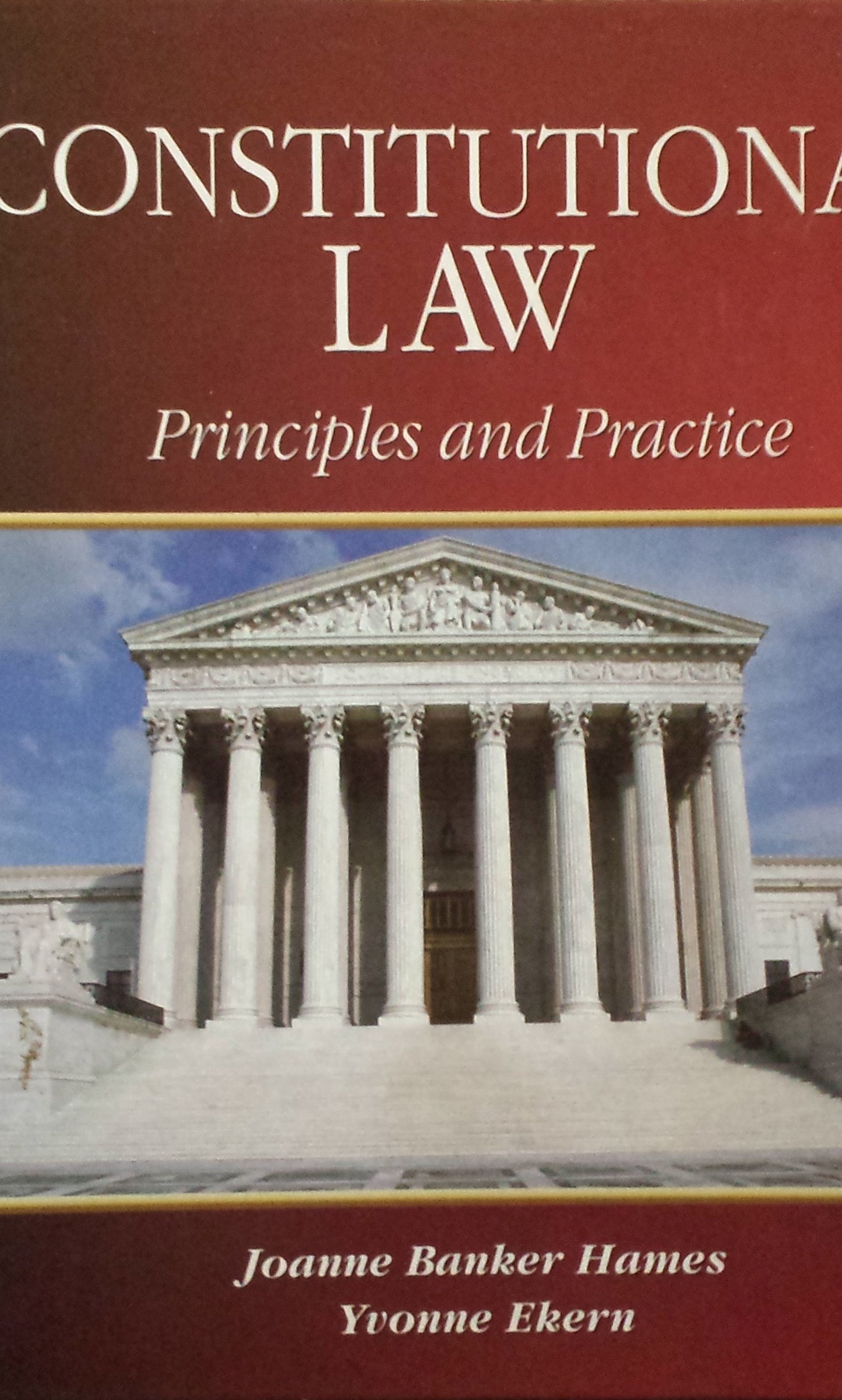 Constitutional Law: Principles and Practice (West Legal Studies)