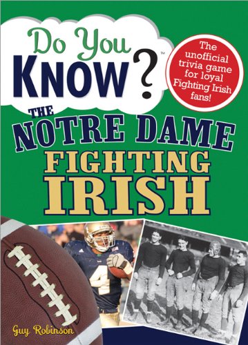 Do You Know? The Notre Dame Fighting Irish - 856