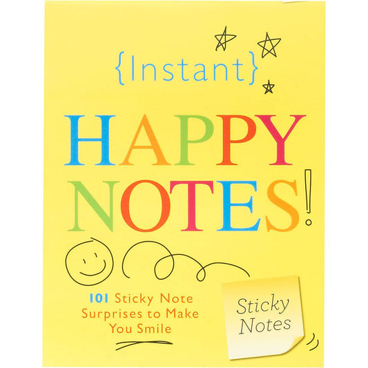 Instant Happy Notes: 101 Cute Sticky Notes to Make Anyone Smile (Spread Joy with this Inspirational Self-Care Gift for Women) (Inspire Instant Happiness Calendars & Gifts) - 9236